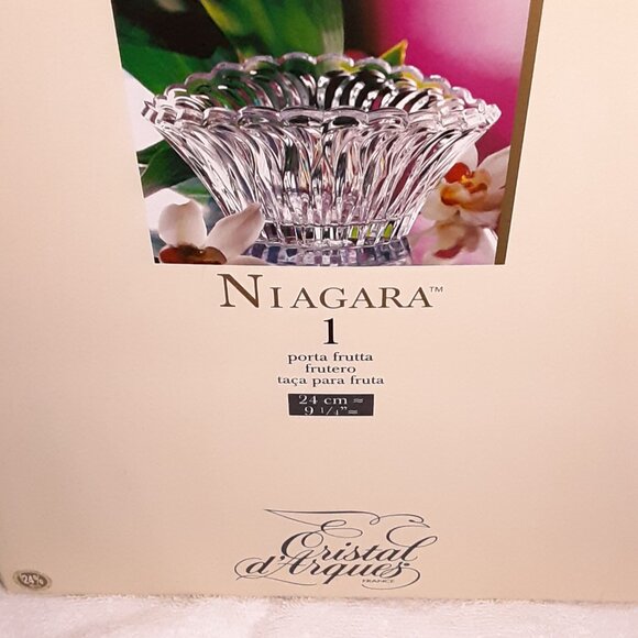 NEW Cristal d'Arques Niagara Collection Serving Bowl Made in France - Picture 6 of 14
